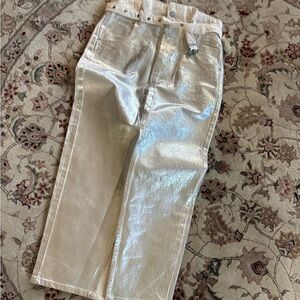 Zara silver skirt
